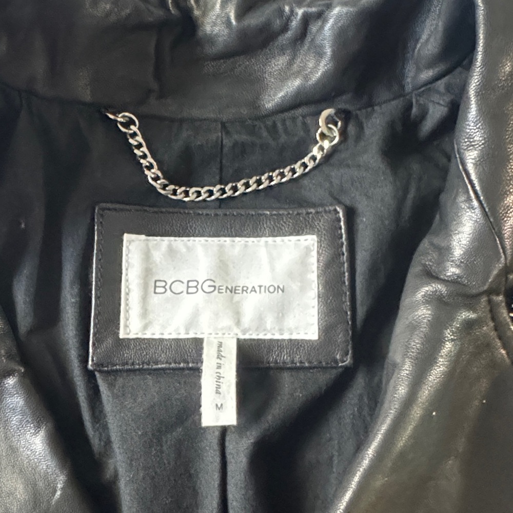 Bcbgeneration Black Leather Outerwear - image 4